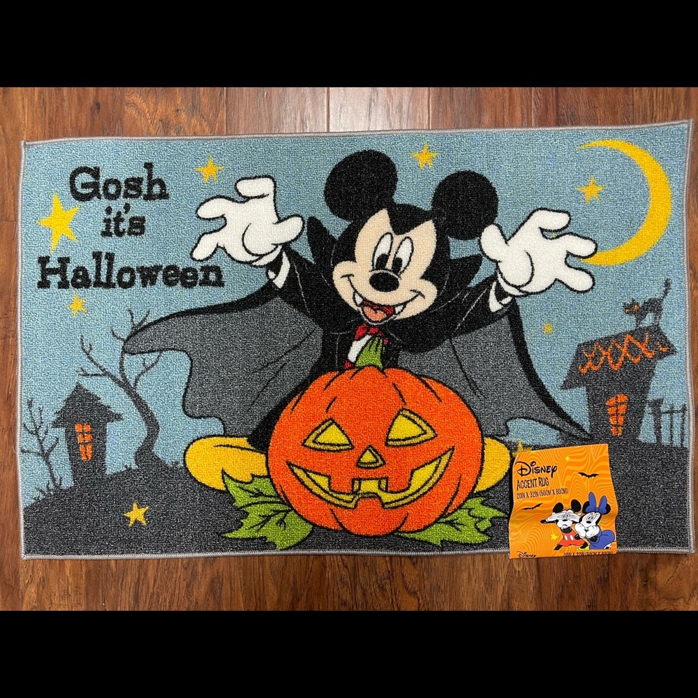 20”x32” Disney Halloween Mickey Mouse Accent Rug